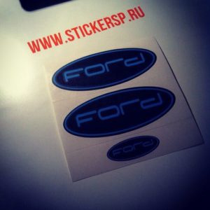 Наклейка на логотипы Ford Focus 2
