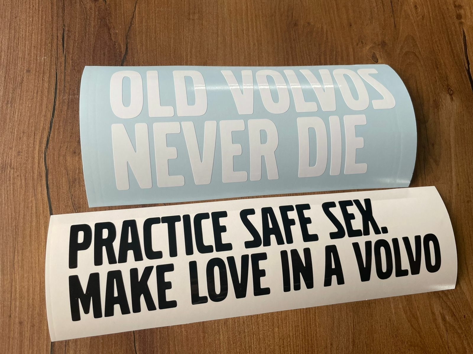 наклейка Make Love in Volvo