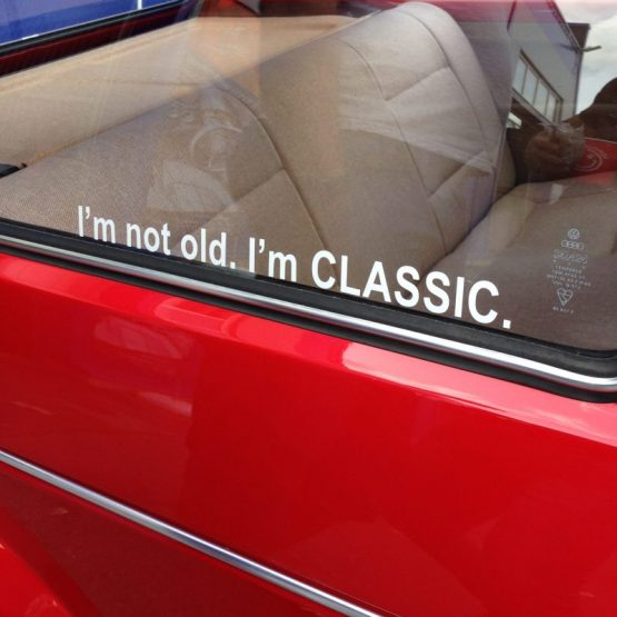 Im not old im classic наклейка