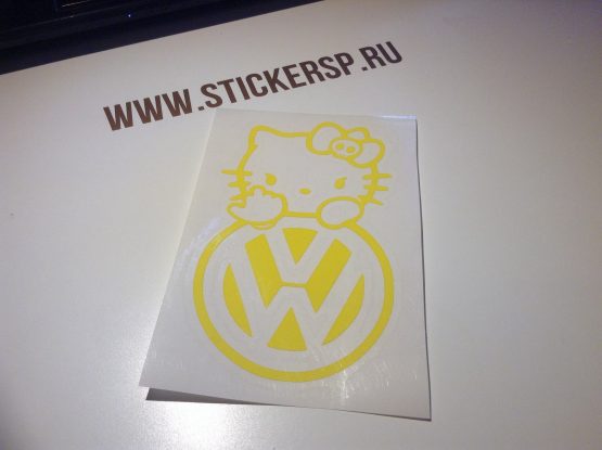 Наклейка Kitty Volkswagen