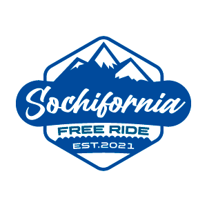 Наклейка Sochifornia Free ride